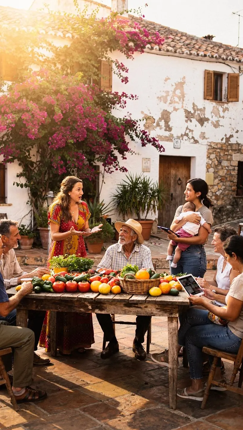 Redes alimentarias locales y su impacto comunitario.